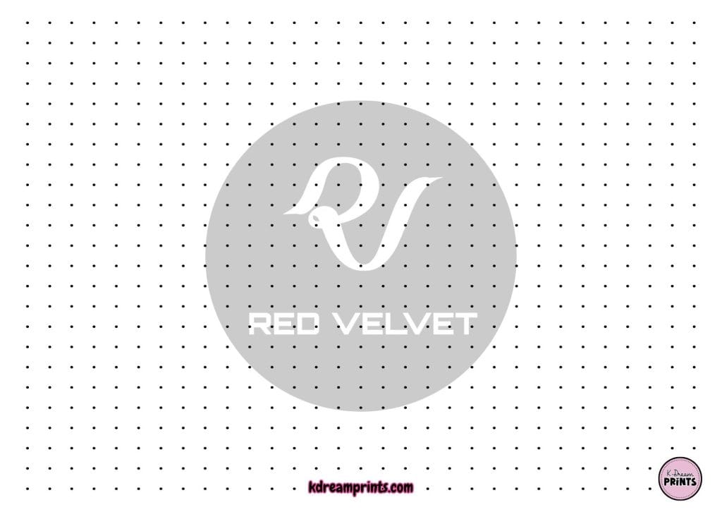 Flashcard Logo Red Velvet