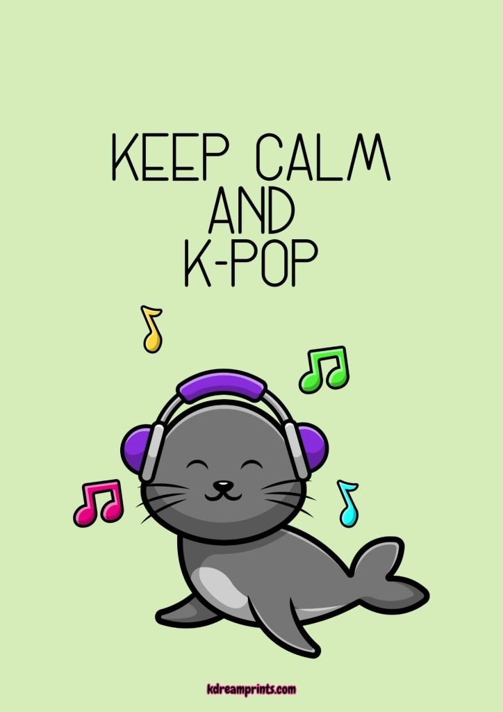 Lámina Keep Calm Foca