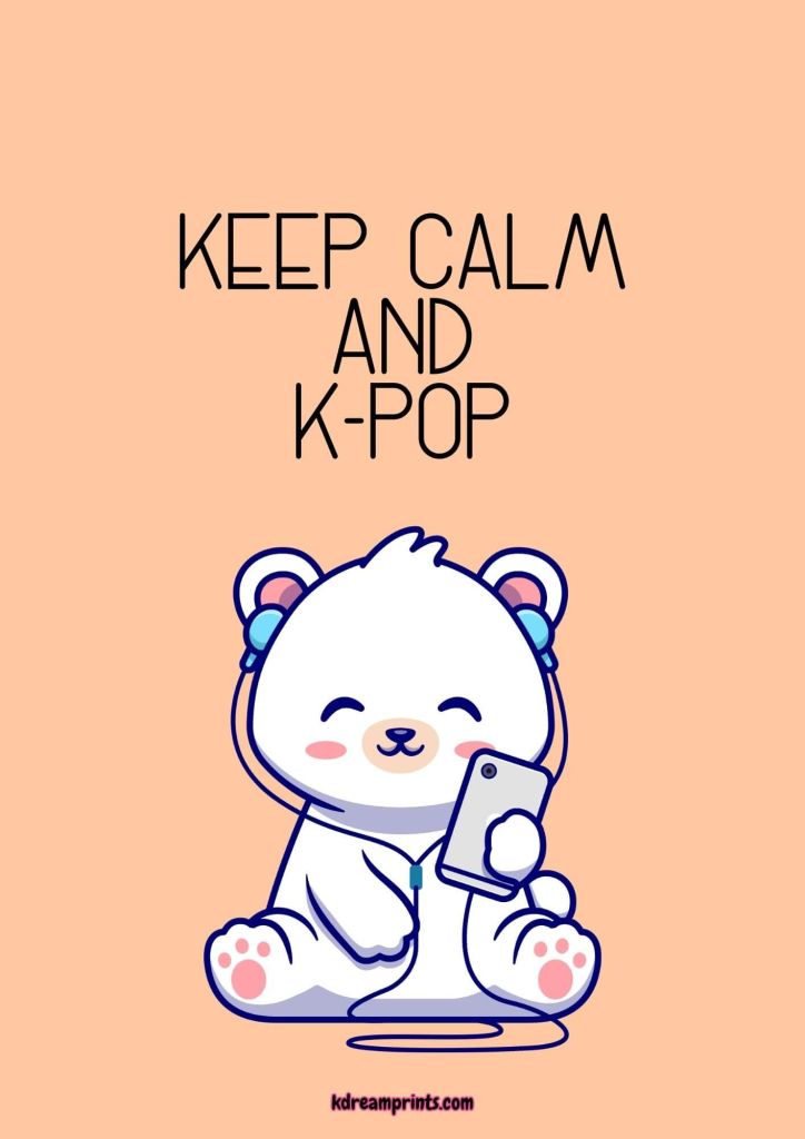 Lámina Keep Calm Osito