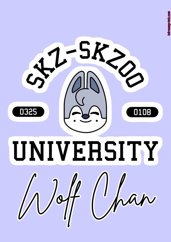 Lámina Skzoo Wolf Chan