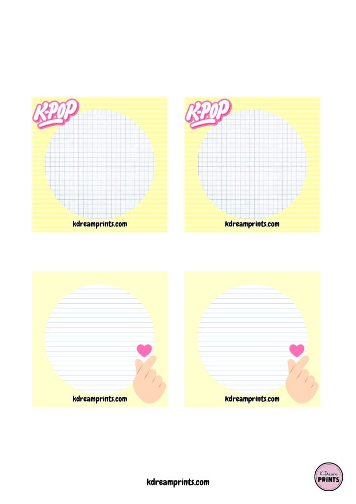 Taco Notas K-Pop Amarillo