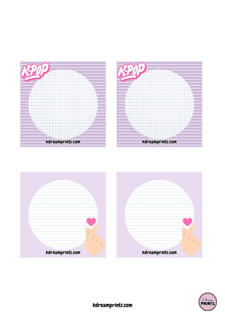 Taco Notas K-Pop Lila