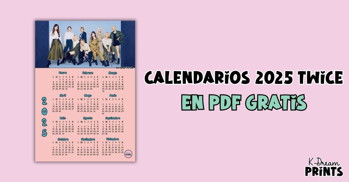calendarios 2025 twice pdf
