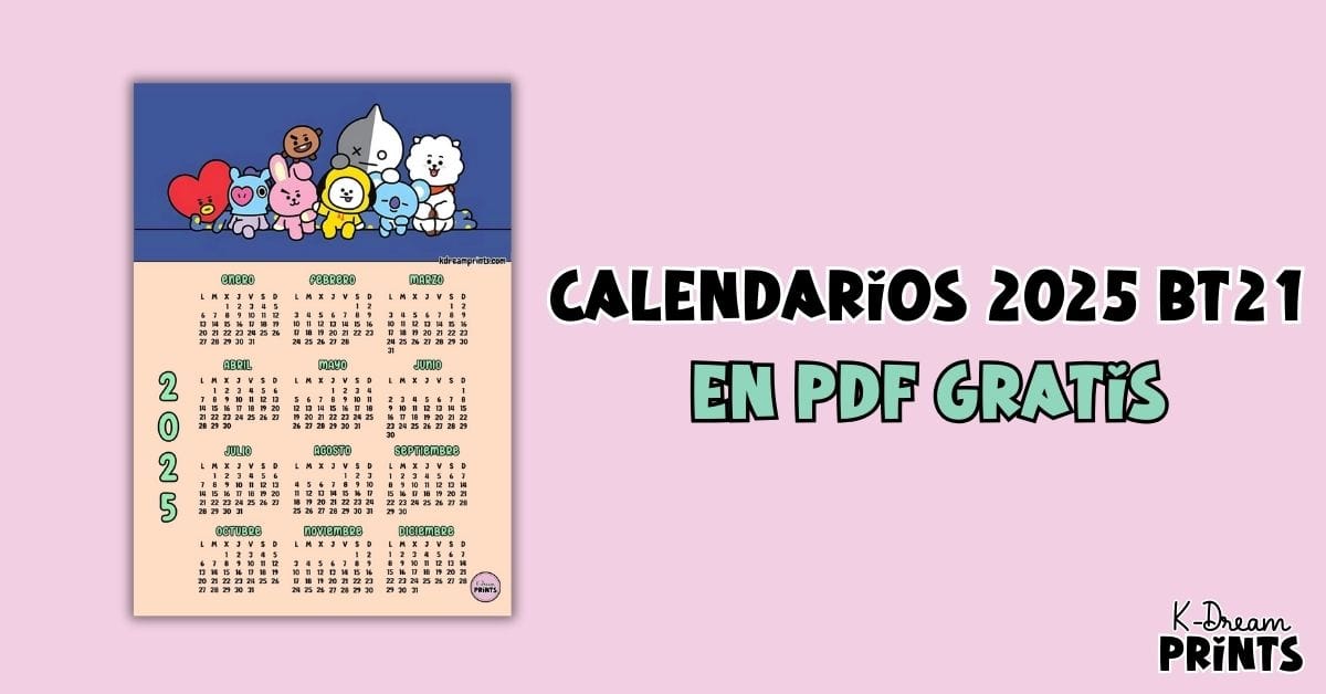 calendarios bt21