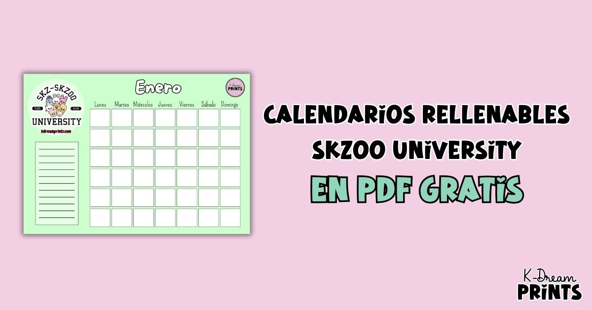 calendarios skzoo university