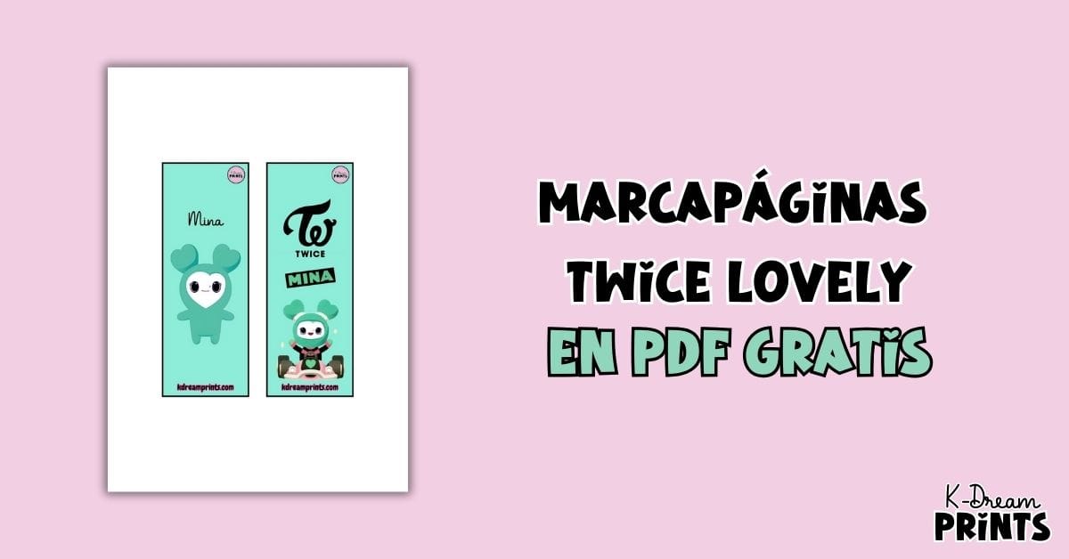 marcapáginas twice lovely en pdf gratis
